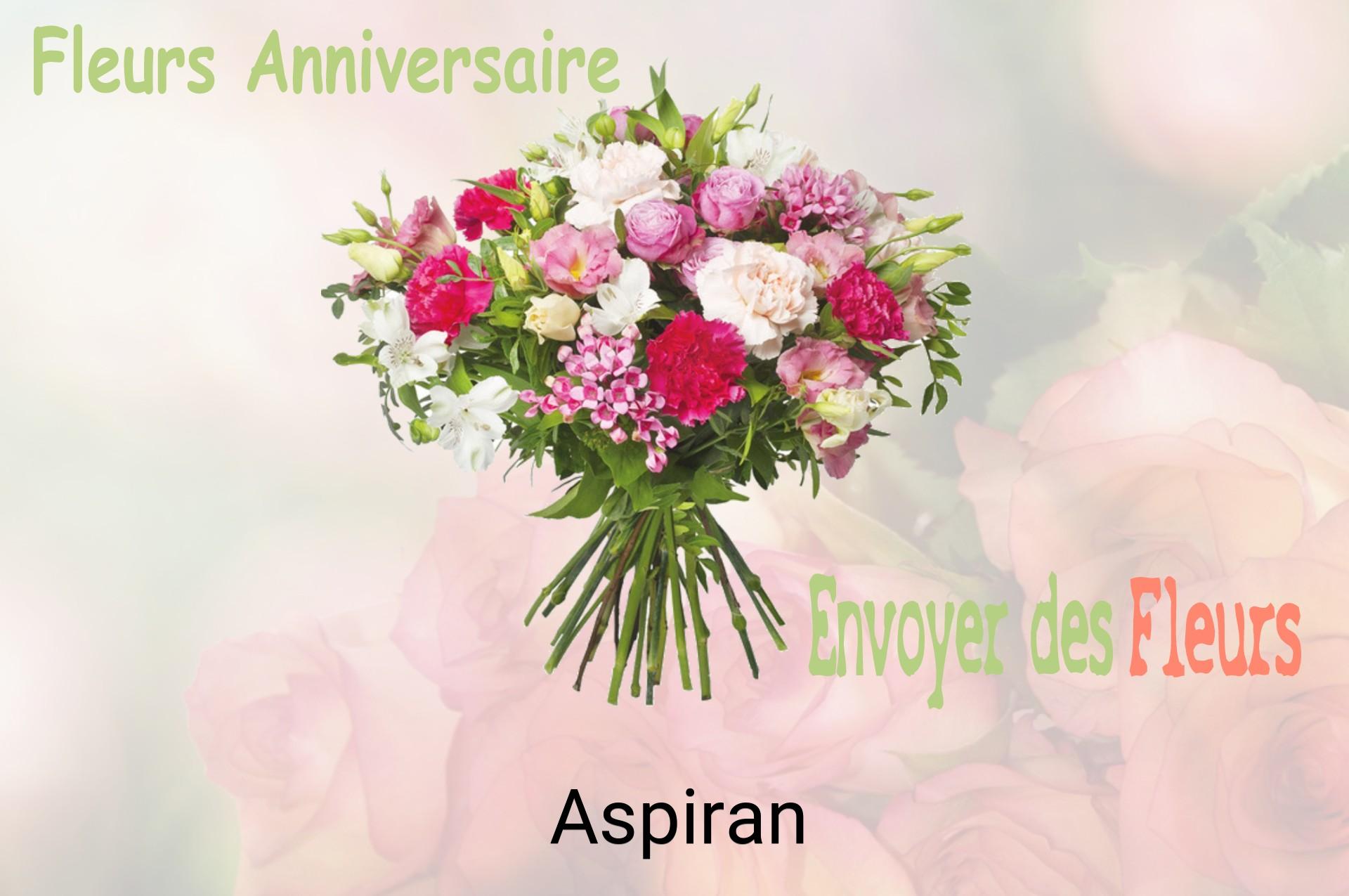 Bouquet de fleurs d’anniversaire livré à Aspiran